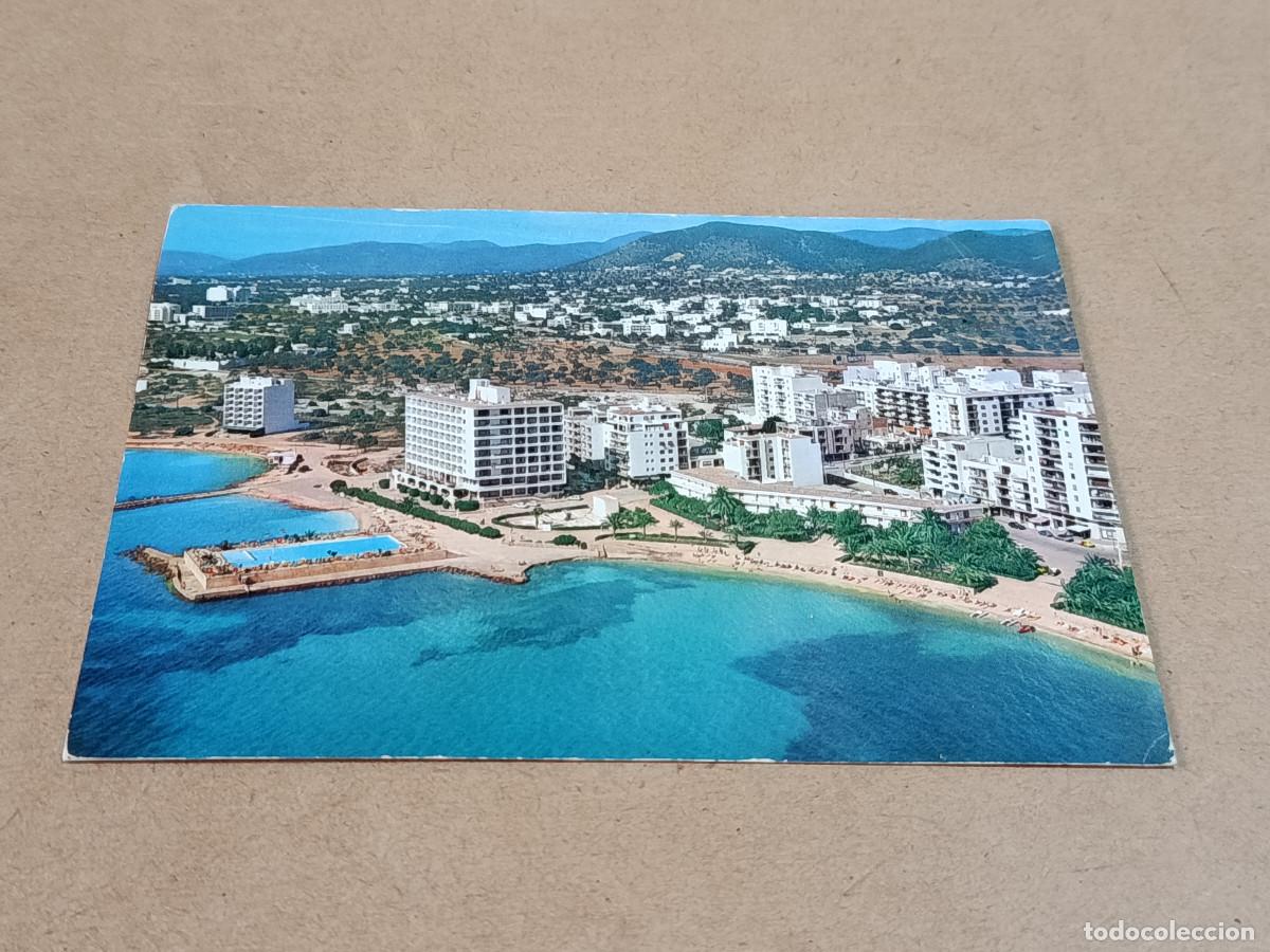 Postales: IBIZA - POSTAL HOTELES IBIZA PLAYA Y FIGUERETES - PLAYA DE S'ES FIGUERETES