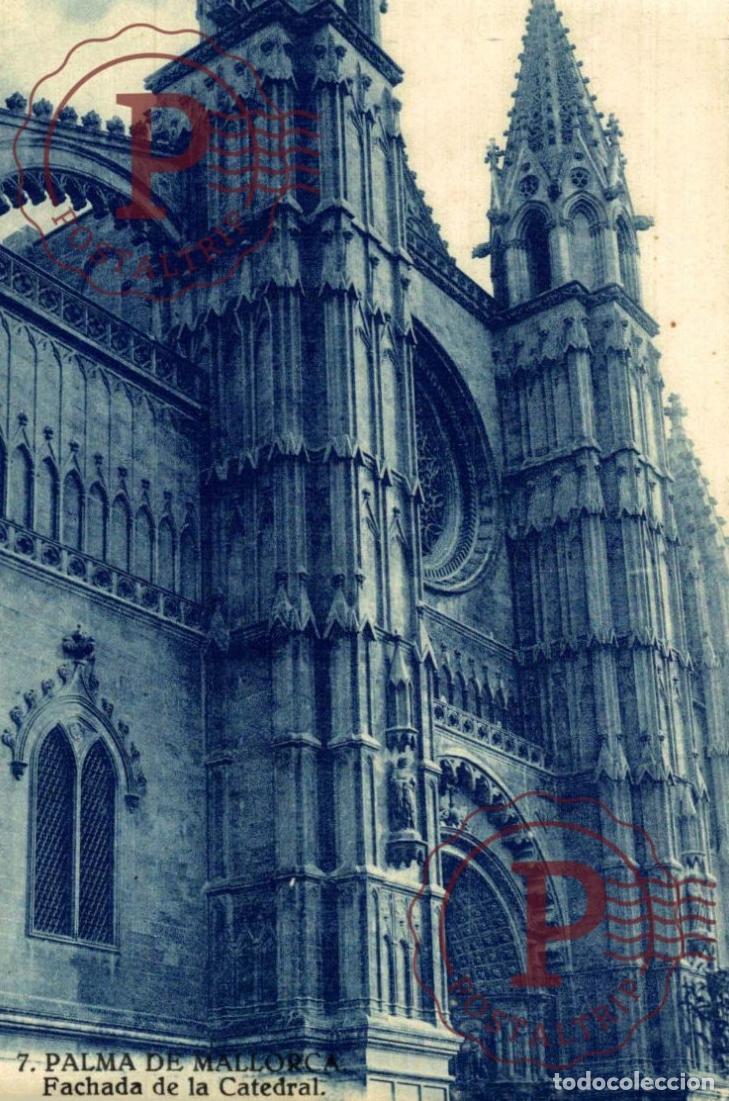 Postales: PALMA DE MALLORCA. Fachada de La Catedral. MALLORCA. ISLAS BALEARES. ESPA&Ntilde;A ESPAGNE SPAIN.