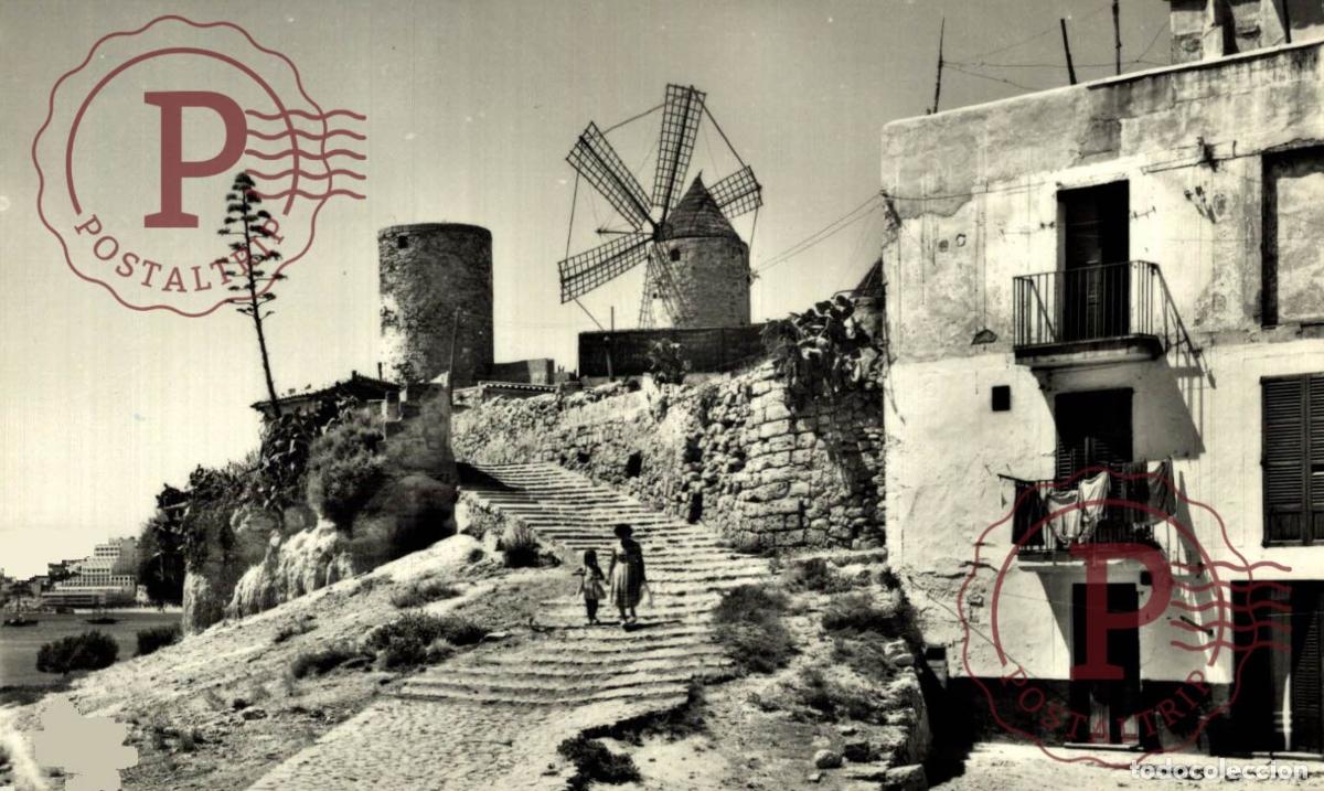 Postales: PALMA DE MALLORCA. Molinos Del Jonquet. MALLORCA. ISLAS BALEARES. ESPA&Ntilde;A ESPAGNE SPAIN.