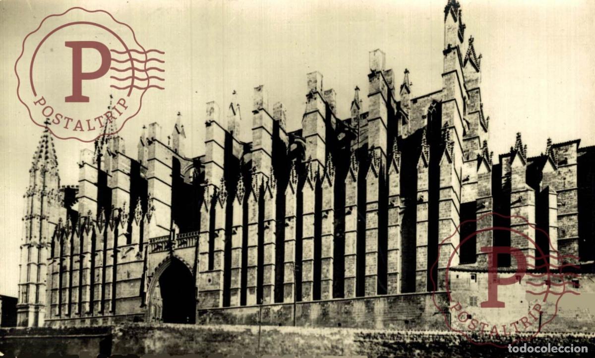 Postales: PALMA DE MALLORCA. Catedral, Parte Mirador. MALLORCA. ISLAS BALEARES. ESPA&Ntilde;A ESPAGNE SPAIN.