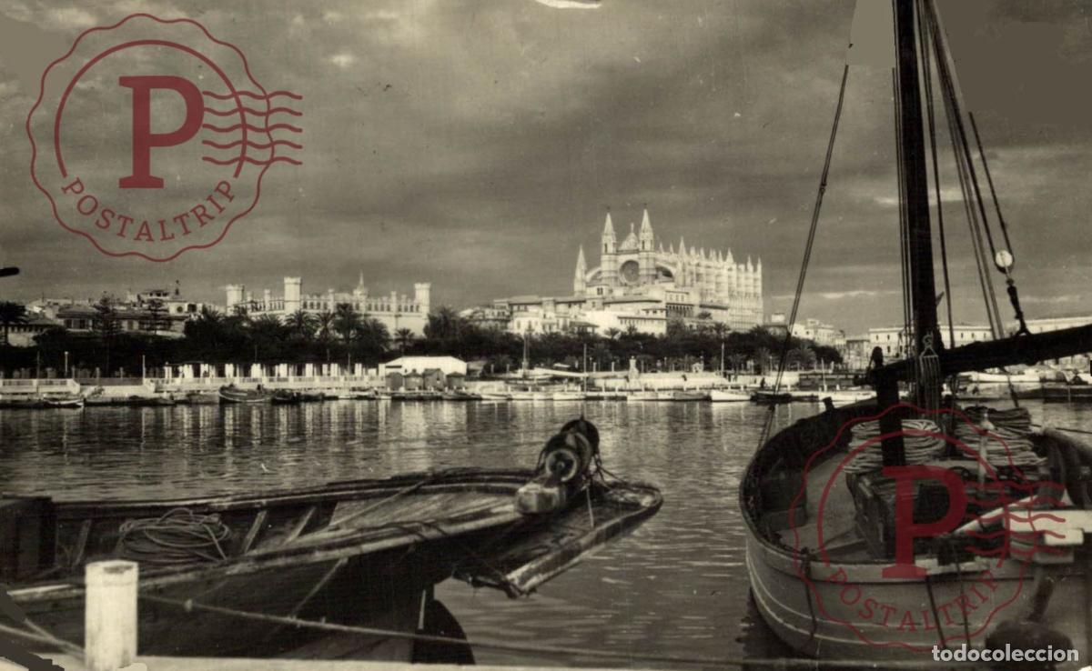 Postales: PALMA DE MALLORCA. Vista Desde El Muelle De Pescadores. MALLORCA. ISLAS BALEARES. ESPA&Ntilde;A ESPAGNE SPA
