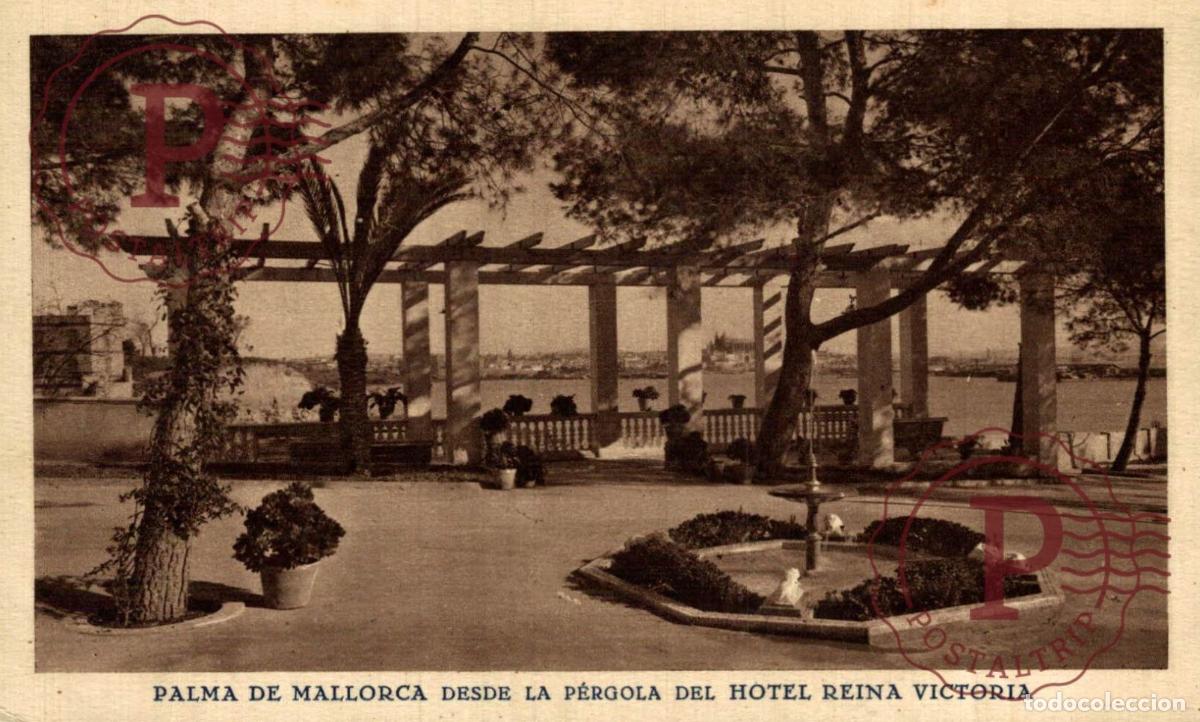 Postales: PALMA DE MALLORCA. Vista Desde La P&eacute;rgola Del Hotel Reina Victoria. MALLORCA. ISLAS BALEARES. ESPA&Ntilde;A