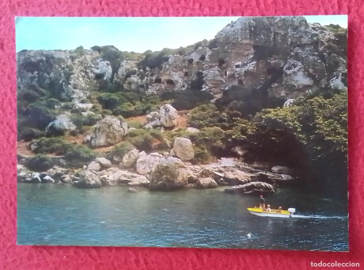 Postales: ANTIGUA POSTAL POST CARD BALEARIC ISLANDS MENORCA CALA COVES CUEVAS TROGLODITAS SPANIEN SPAIN SPAGNA