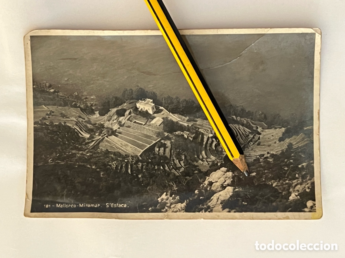 Postales: MALLORCA. Postal No.181, Miramar. S&rsquo;Estaca&hellip; Edic., Foto Truyol (h.1950?) circulada