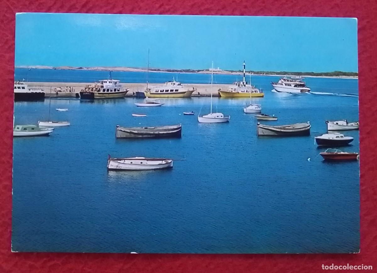 Postales: ANTIGUA POSTAL POST CARD BALEARIC ISLANDS FORMENTERA PUERTO DE LA SABINA PORT HARBOUR BARCAS SHIPS..