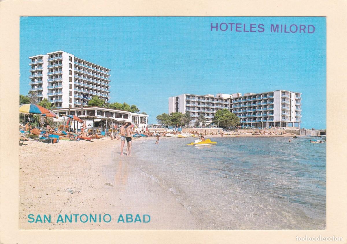 Postales: HOTELES MILORD. BAHIA DE SAN ANTONIO ABAD. IBIZA (1983)