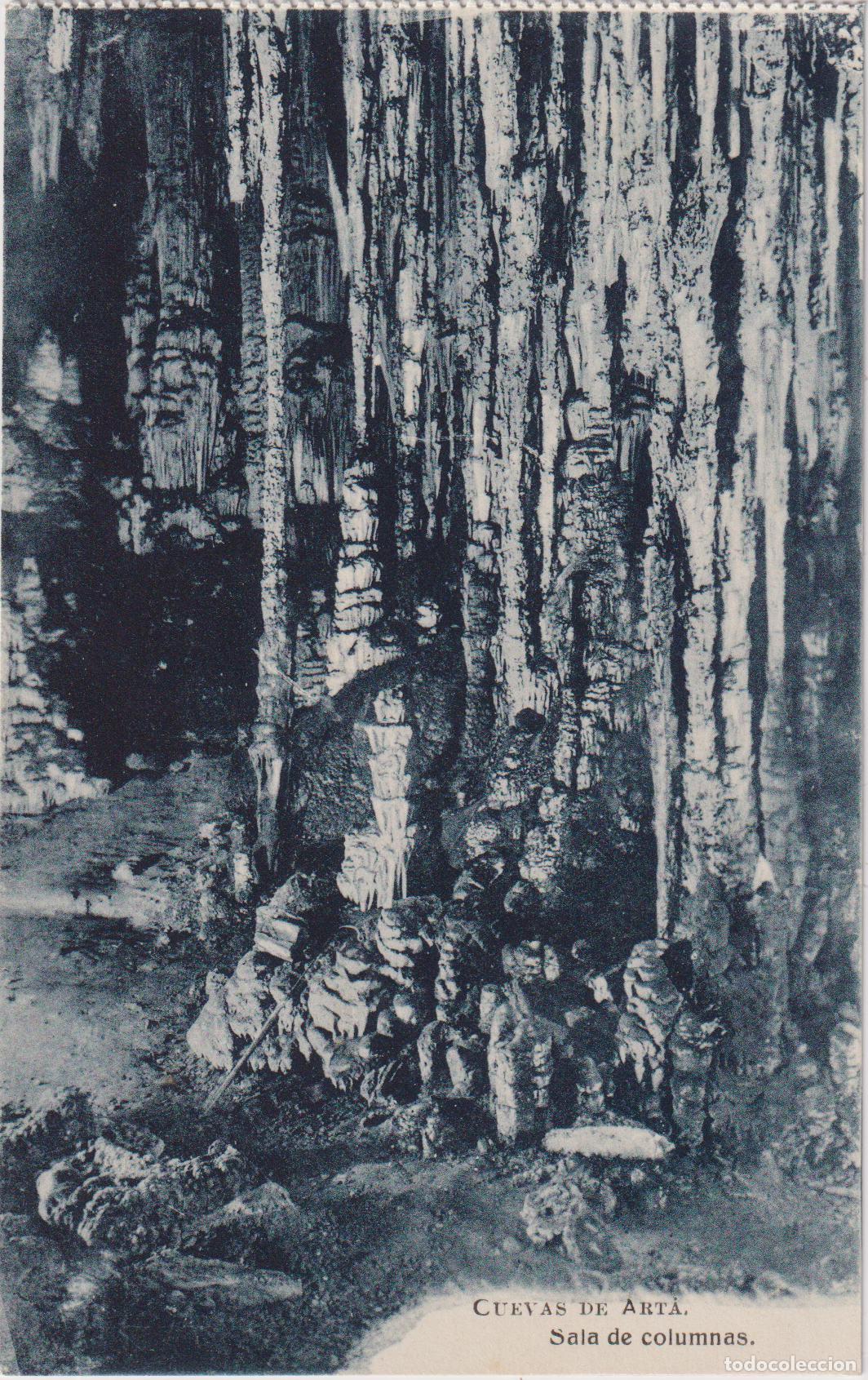 Postales: MALLORCA, CUEVAS DE ART&Aacute;, SALA DE COLUMNAS - CLIS&Eacute; J.SANCHO - S/C