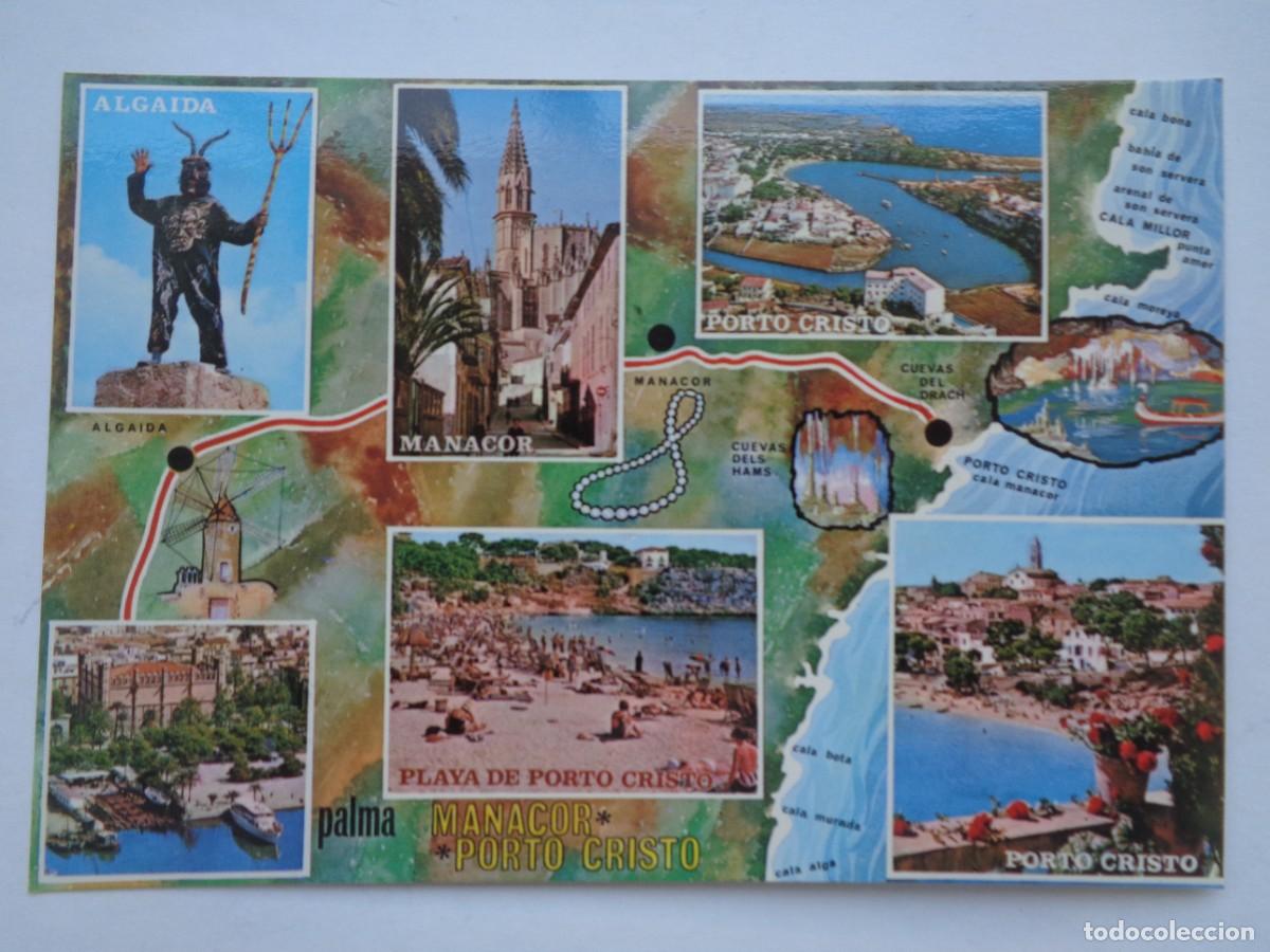 Postales: POSTAL DE MALLORCA : RUTA PALMA - MANACOR - PORTO CRISTO
