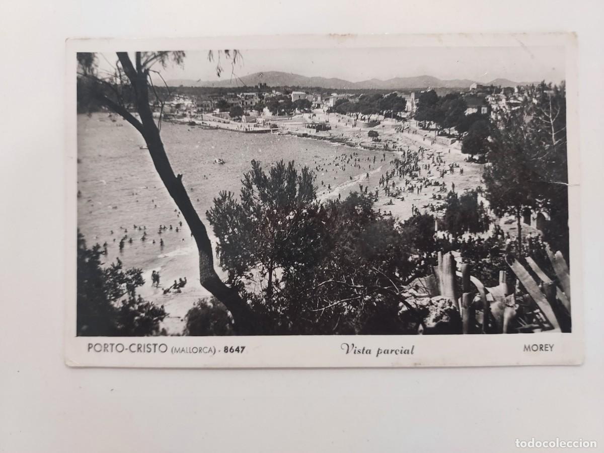 Postales: POSTAL PORTO-CRISTO (MALLORCA) 8647. VISTA PARCIAL. MOREY. CIRCULADA 1951. ANTIGUA