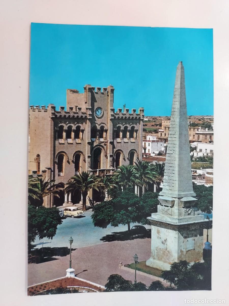 Postales: POSTAL MENORCA CIUDADELA PLAZA GENERALISIMO. 1968. SIN CIRCULAR. LUCIA MORA