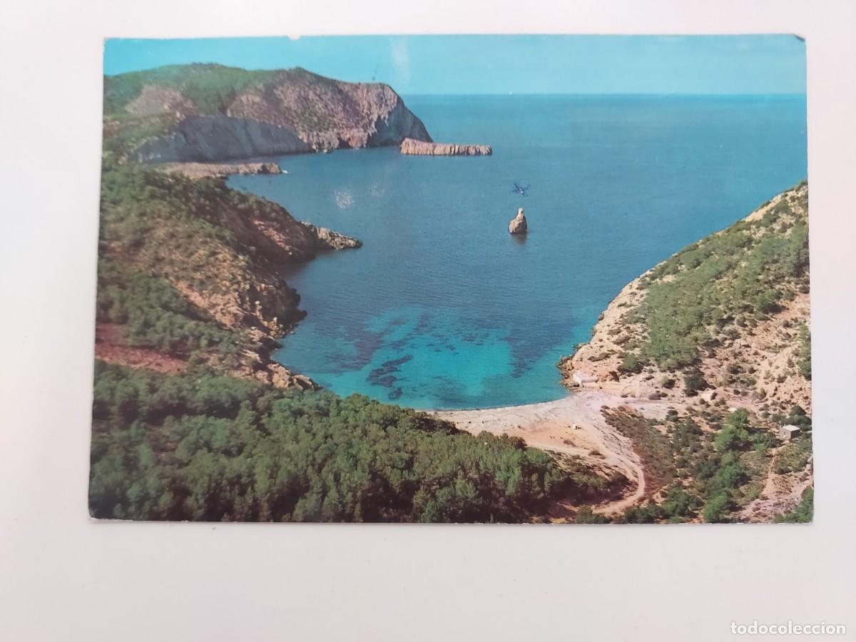 Postales: POSTAL IBIZA PUERTO DE SAN MIGUEL Y BINARRAS. 1965. CIRCULADA. CASA FIGUERETAS