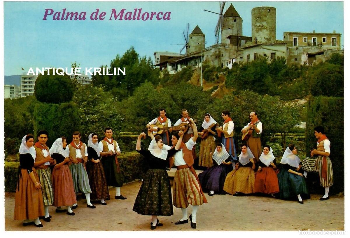 Postales: MALLORCA / PALMA , AGRUPACION FLOKLORICA AIRES / EDICIONES PALMA / SIN FRANQUEAR