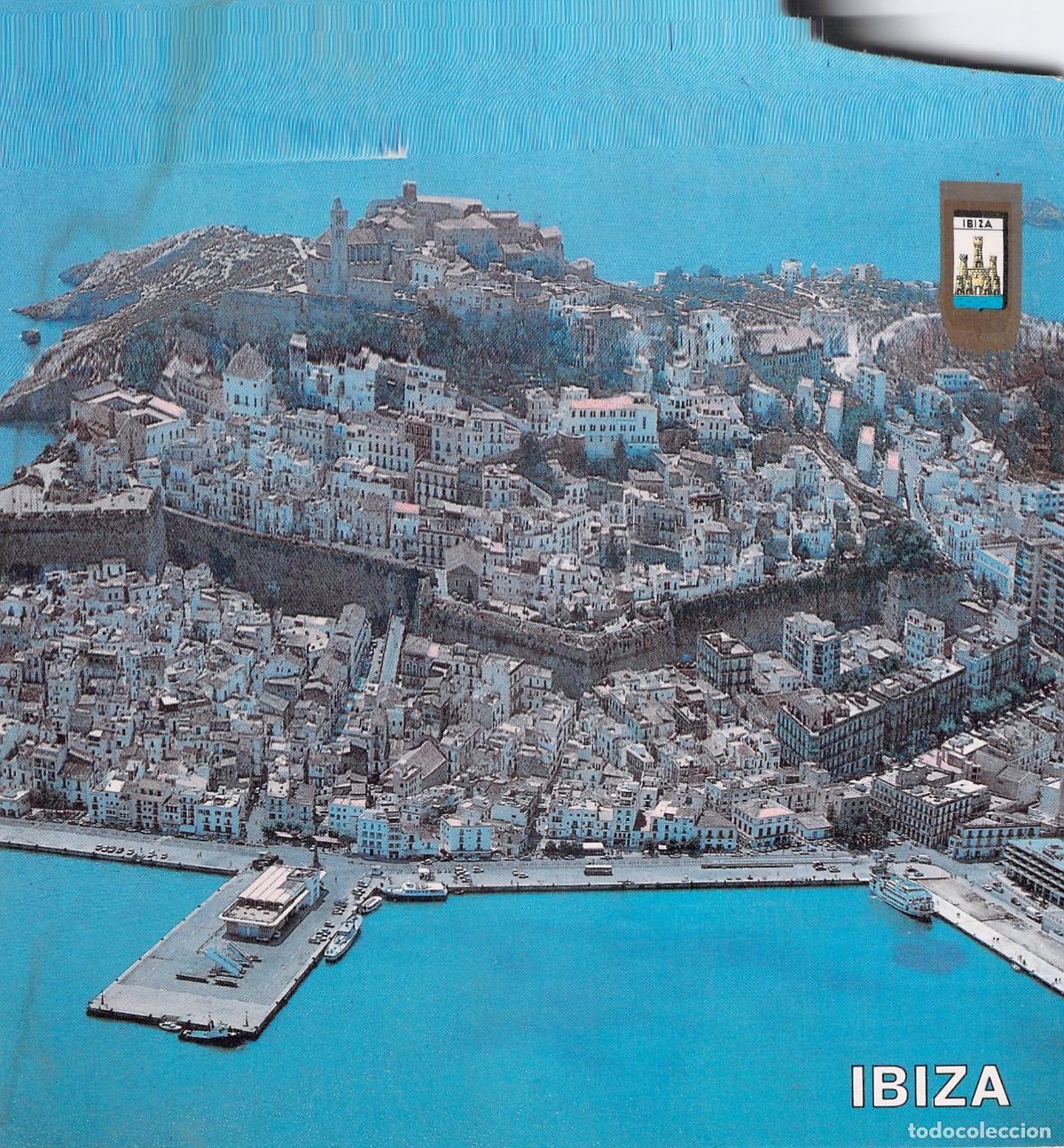 Postales: Postal de Ibiza Vista A&eacute;rea de Dalt Vila