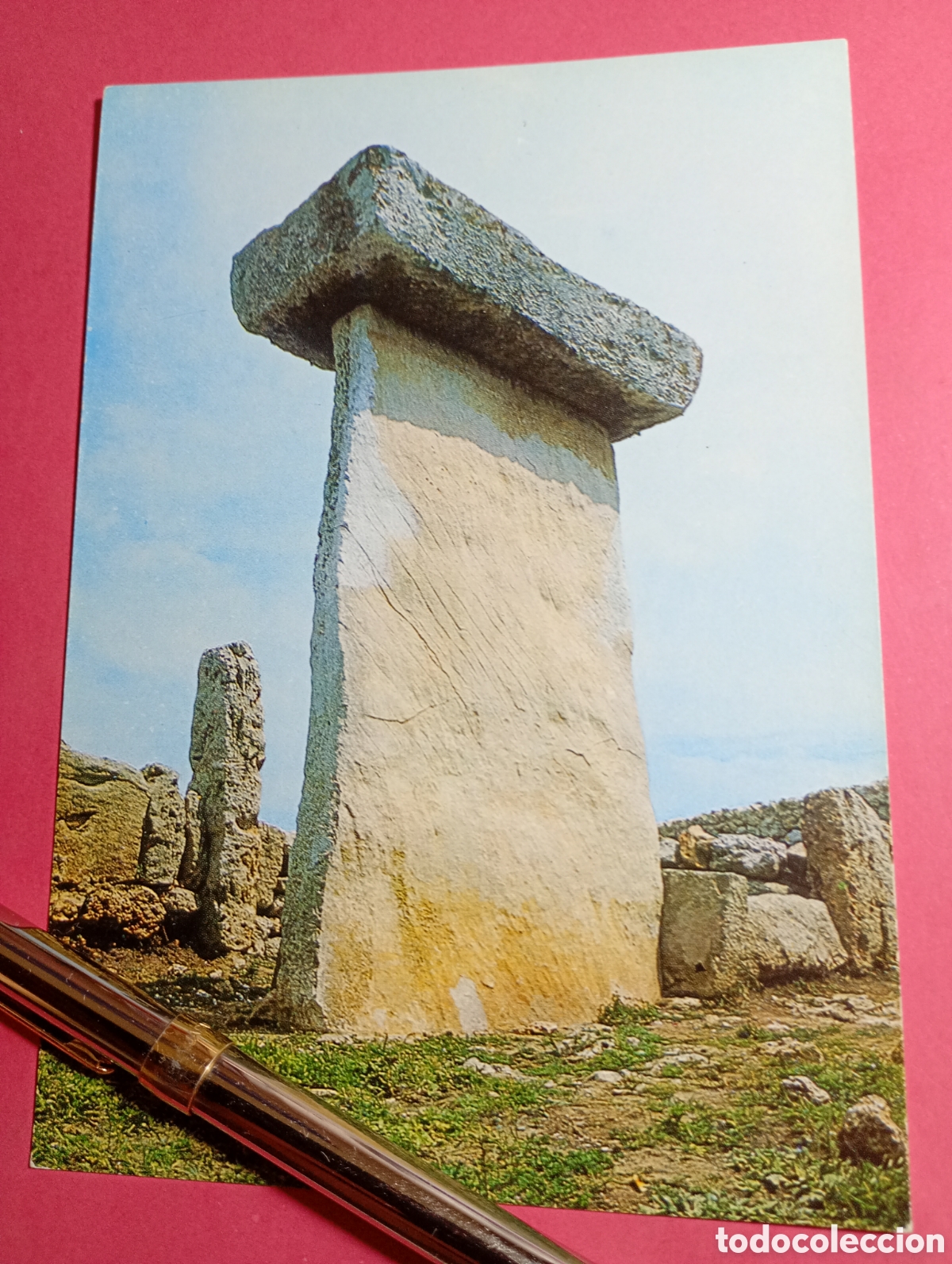 Postales: MENORCA BALEARES - POBLADO TALAY&Oacute;TICO DE TEPUCO 2 POSTALES TALAYOT Y TAULA Y TAULA