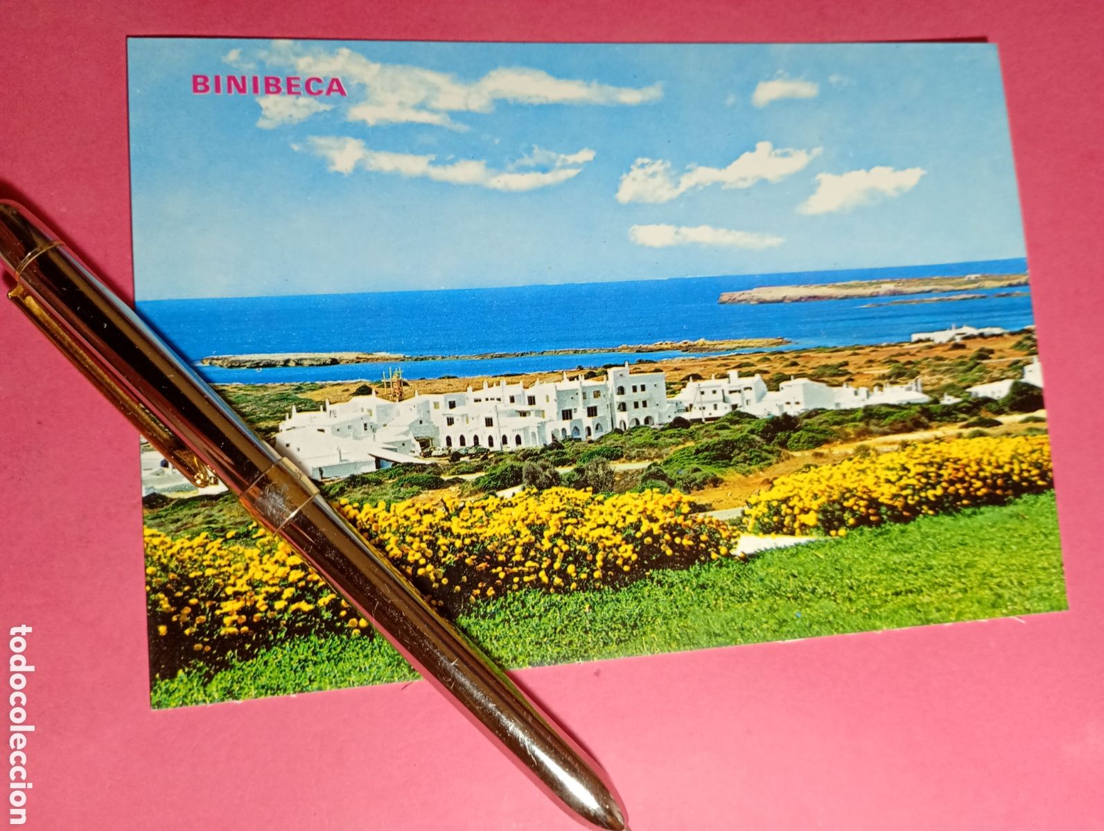 Postales: MENORCA BALEARES BINIBECA VISTA GENERAL COLOR EIN CIMENORCA BALEARESVISTA GENERAL COLOR EIN CIRCULAR
