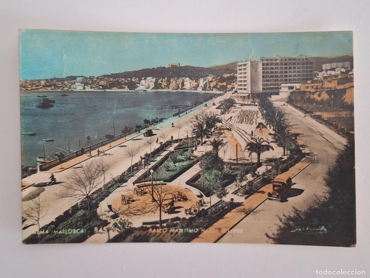 Postales: ANTIGUA POSTAL PALMA MALLORCA PASEO MARITIMO RV 3036