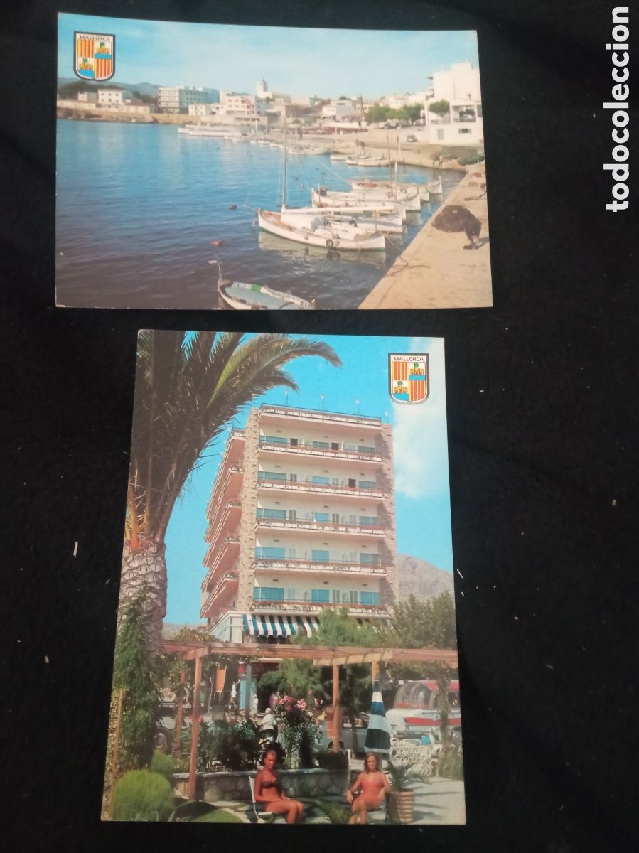 Postales: 2 antiguas postales fotogr&aacute;ficas de Mallorca, Pollensa y Cala Ratjada