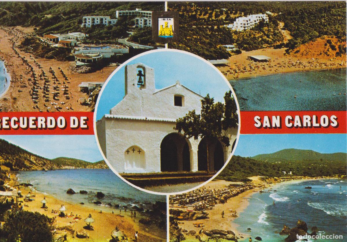 Postales: IBIZA, RECUERDO DE SAN CARLOS, VARIAS VISTAS &ndash; ESCUDO DE ORO N&ordm;420 &ndash; S/C