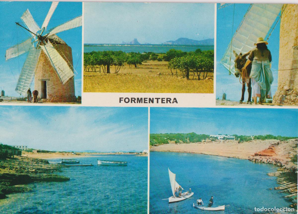 Postales: BALEARES, FORMENTERA, VISTAS DE LA ISLA - FOTO CAMPA&Ntilde;A 50213 - CIRCULADA