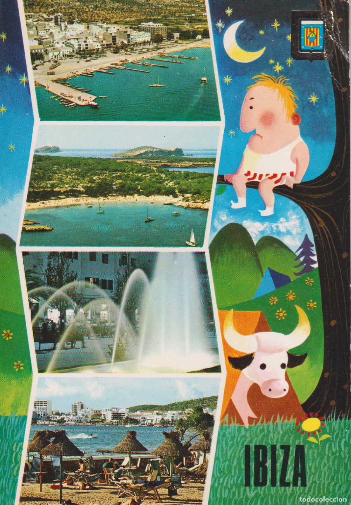 Postales: IBIZA, ISLA BLANCA, SAN ANTONIO - ESCUDO DE ORO N&ordm;86 - S/C