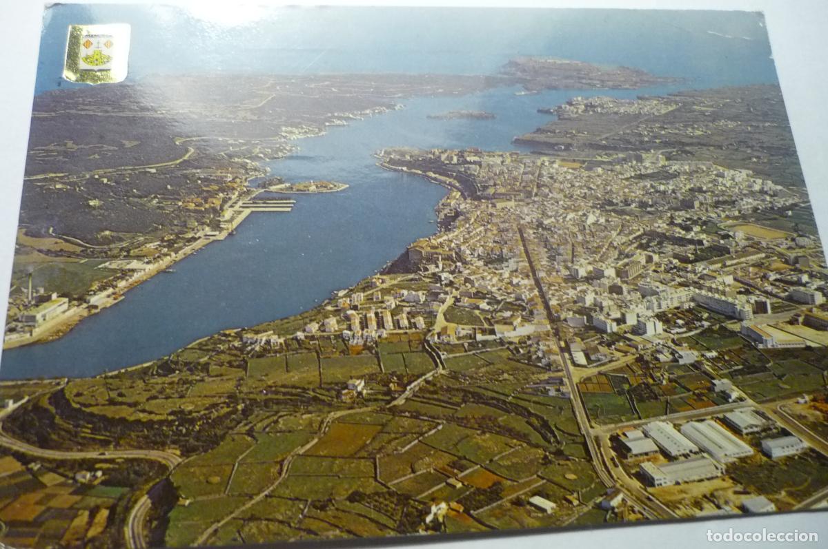 Postales: postal menorca mahon panoramica puerto ciudad circulada cm