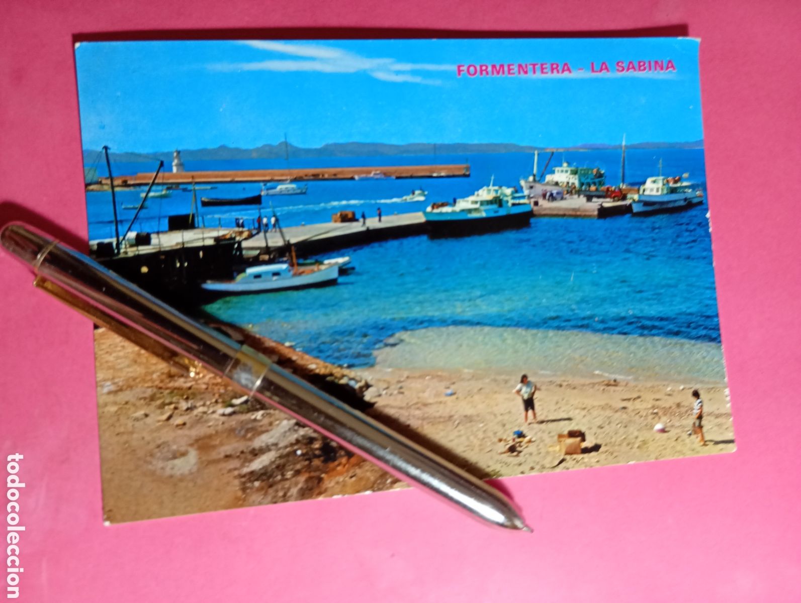 Postales: FORMENTERA LA SABINA (IBaleares Islas pitiusas) color circulada 1971 ca,
