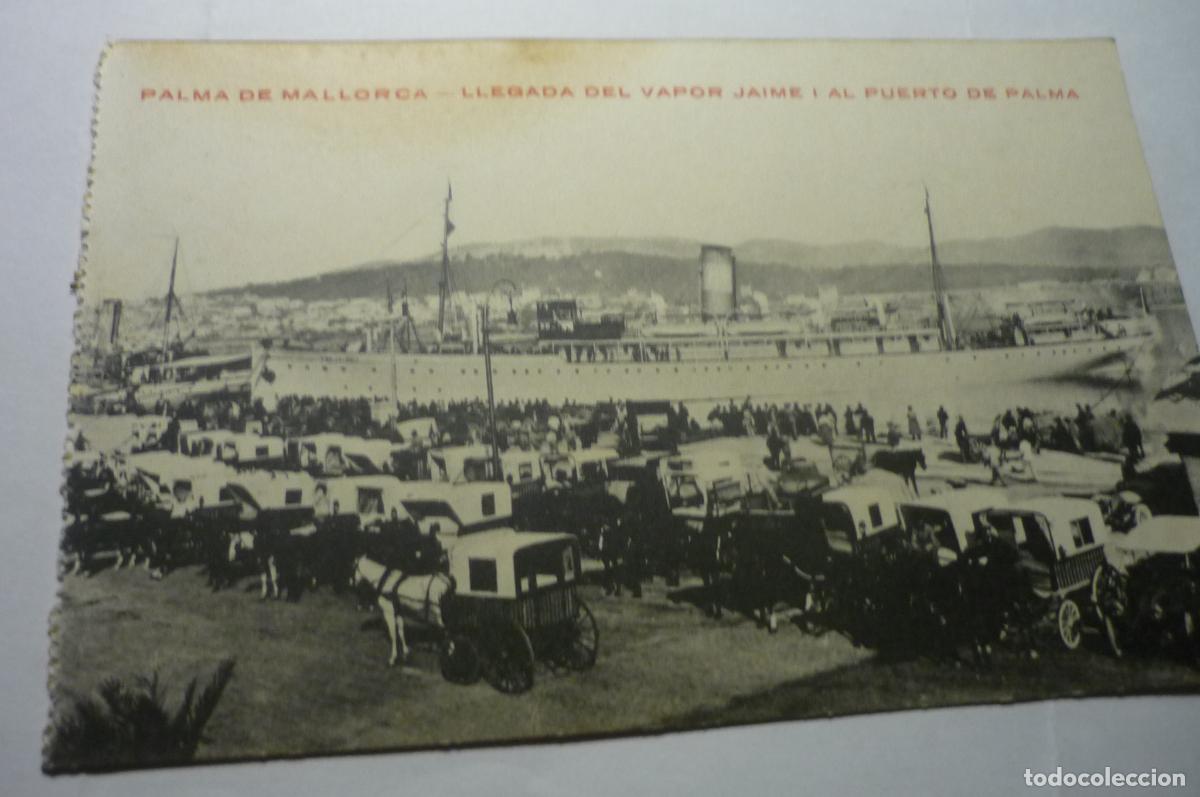 Postales: postal mallorca -llegada del vapor jaime i cm