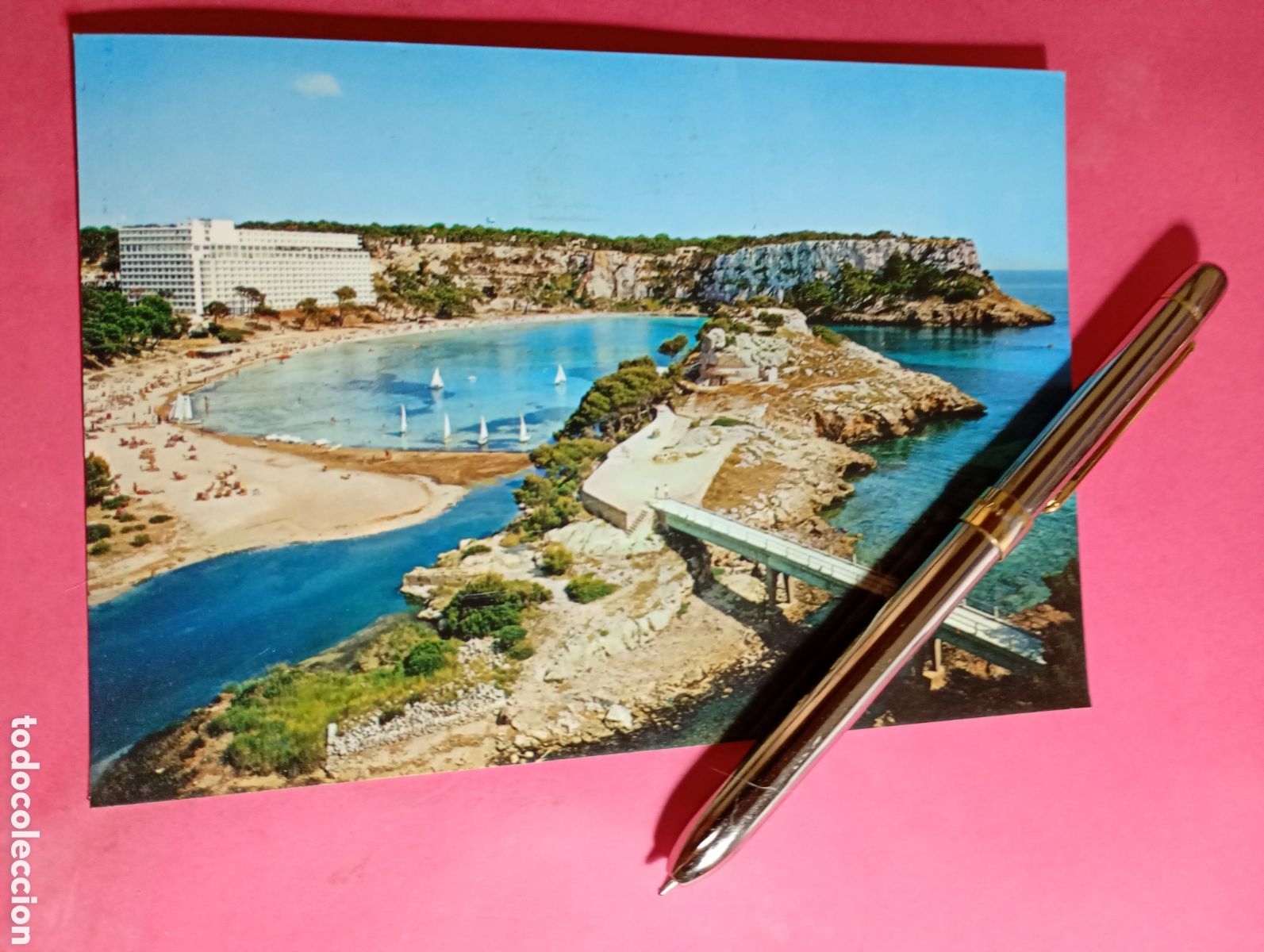 Postales: ISLA DE MENORCA BALEAR ISLANDS ''CALA GALDANA'' COLOR CIRCULADA