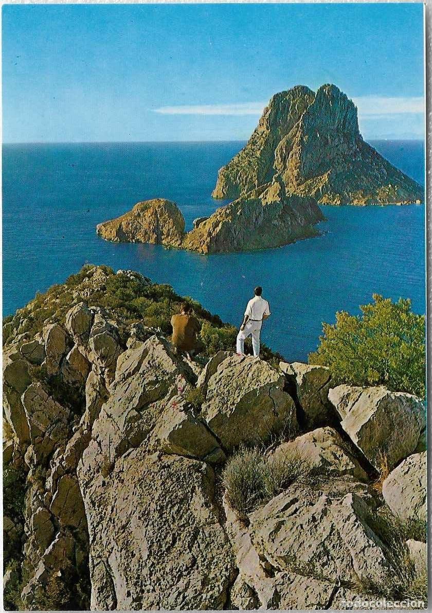 Postales: Islote Vedr&aacute;. Ibiza. Baleares