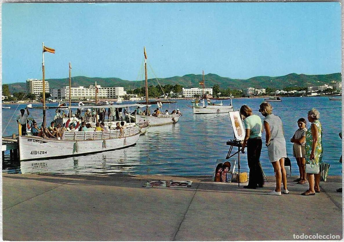 Postales: Embarcadero. San Antonio Ibiza. Baleares