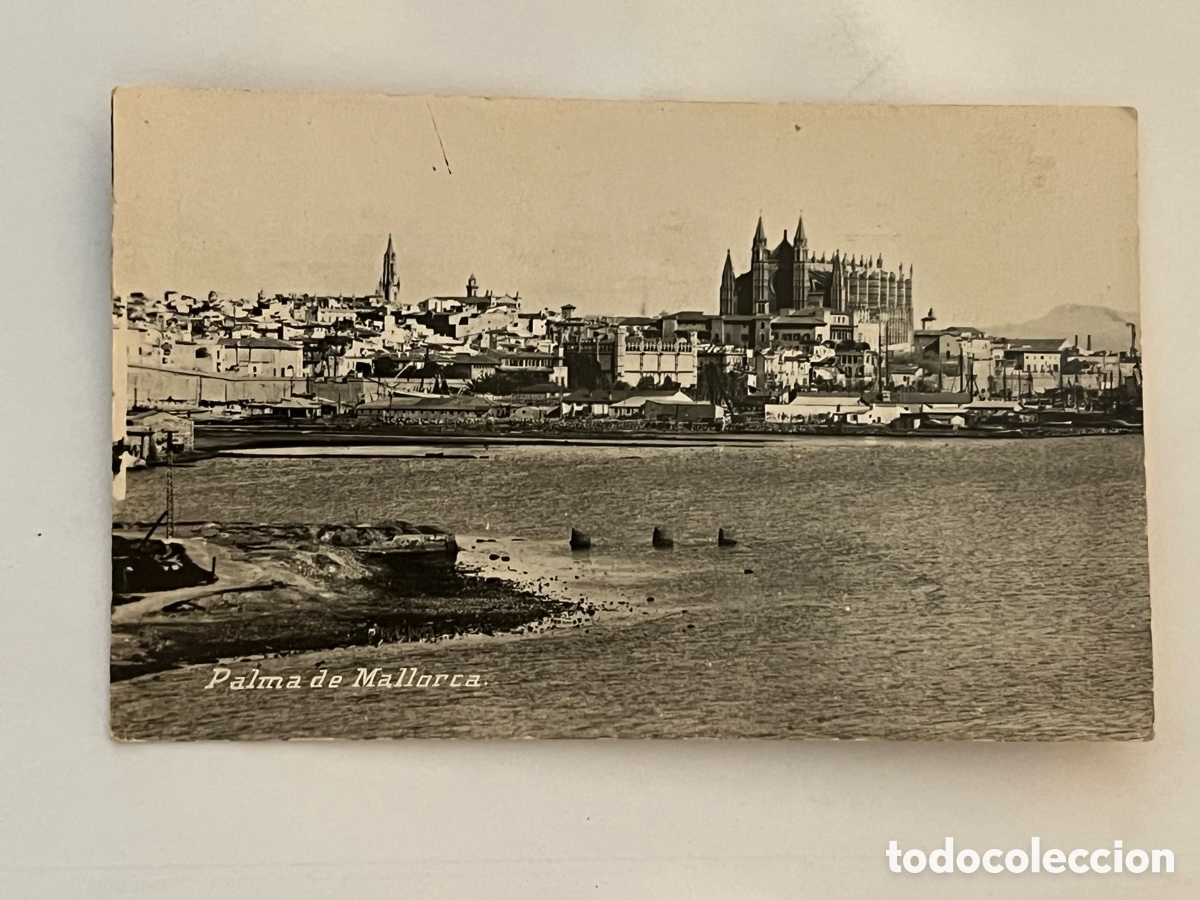 Postales: POSTAL DE MALLORCA Postal Vista General. Sin datos editor (a.1949) Circulada a Zaragoza