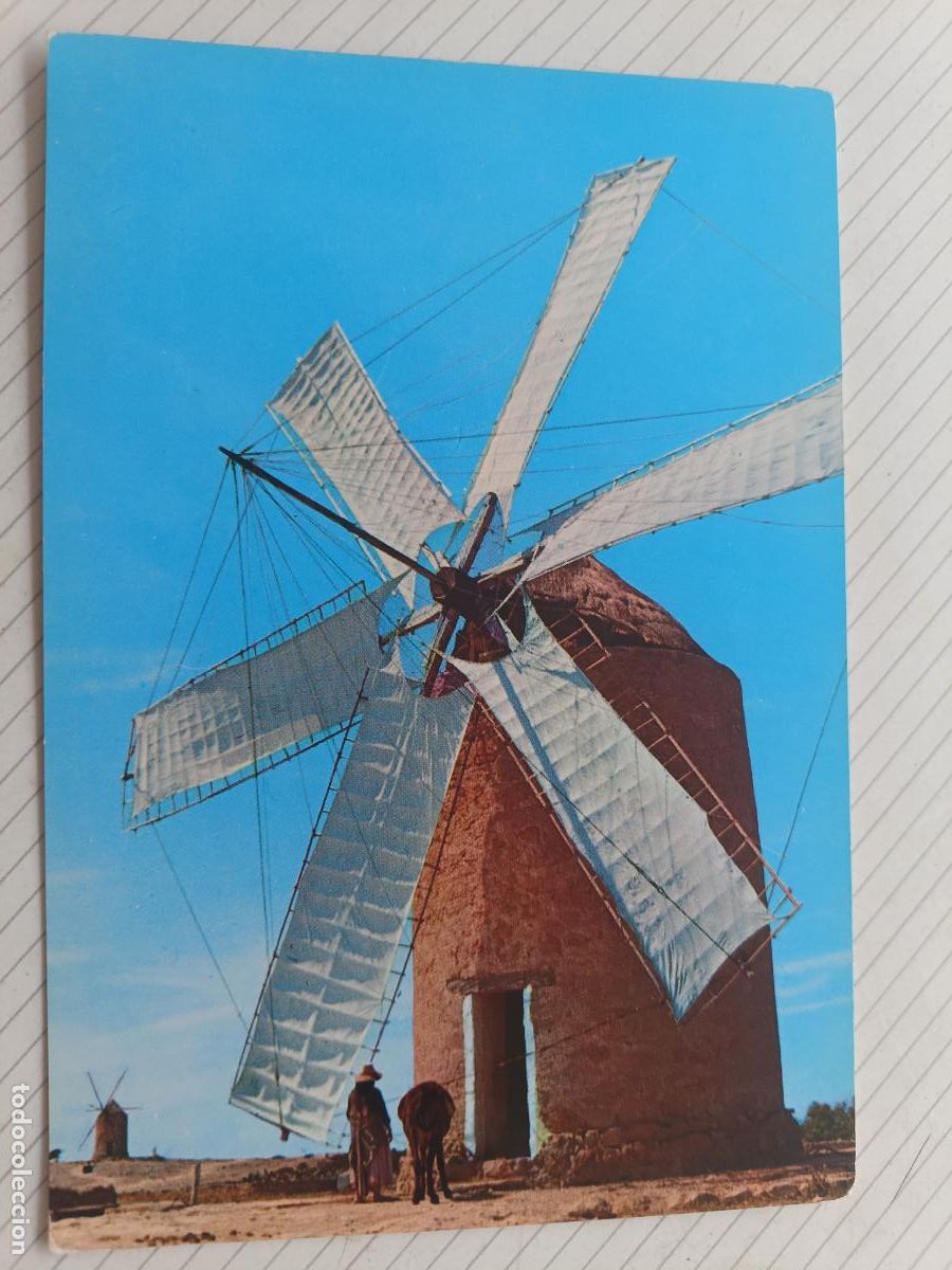 Postales: Formentera, molino, no escrita