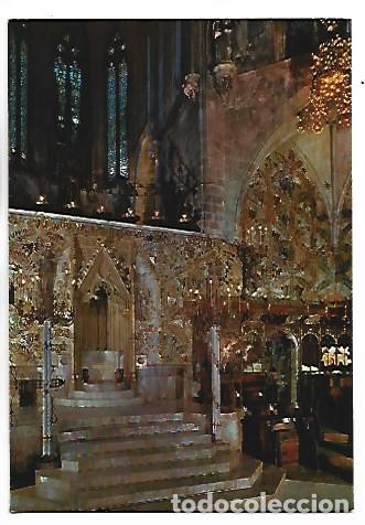 Postales: LA CATEDRAL, (SIGLO XIII). DETALLE DE SU INTERIOR.- PALMA / MALLORCA