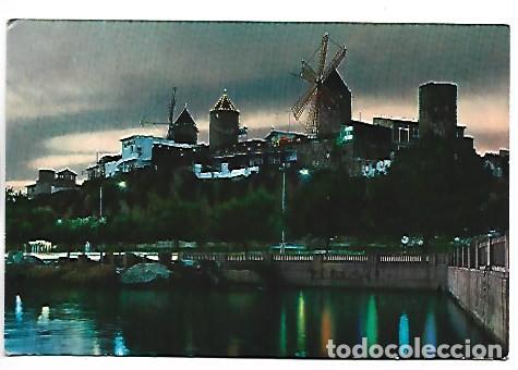 Postales: VISTA NOCTURNA DE LOS MOLINOS DEL JONQUET.- PALMA / MALLORCA