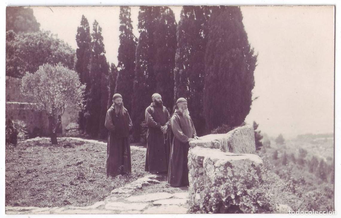 Postales: Mallorca: Valldemosa. Monjes. No consta editor. No circulada (A&ntilde;os 20-30)