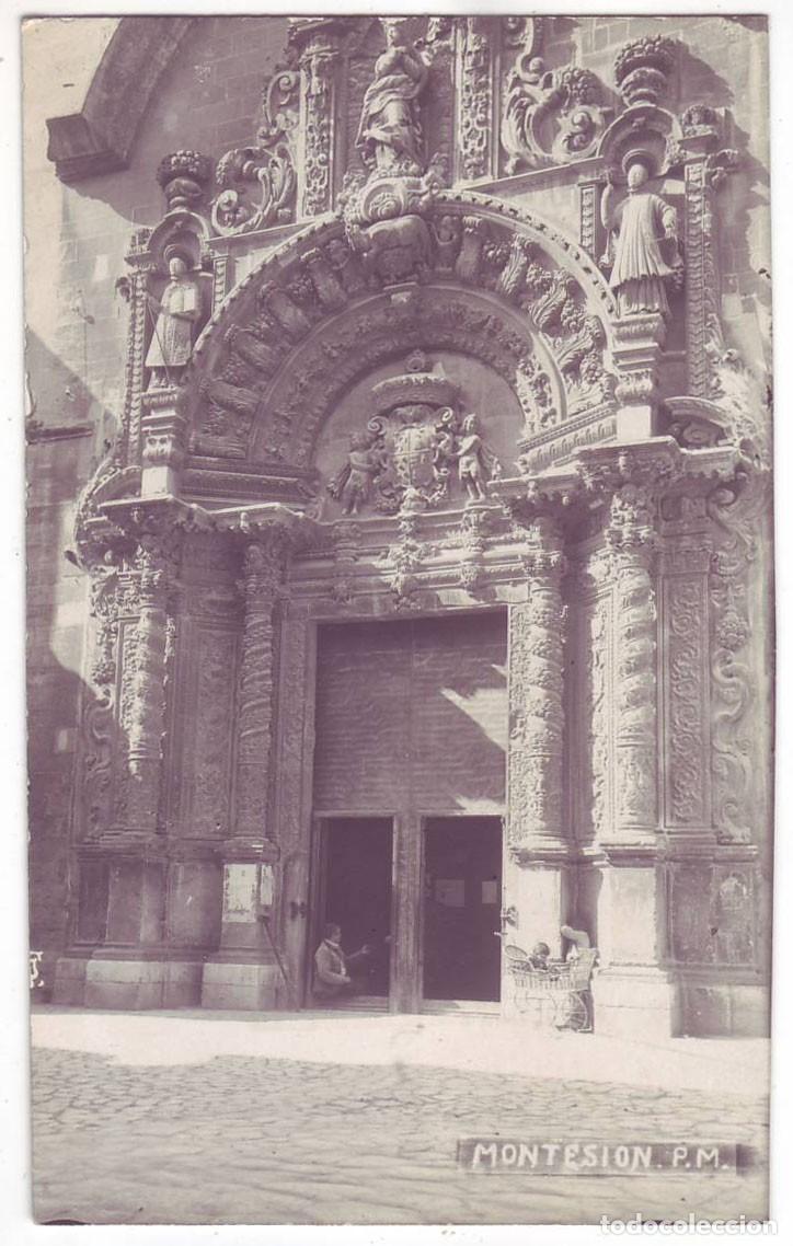 Postales: Mallorca: Palma de Mallorca. Iglesia de Montesi&oacute;n. Jos&eacute; Truyol. No circulada (A&ntilde;os 20-30)