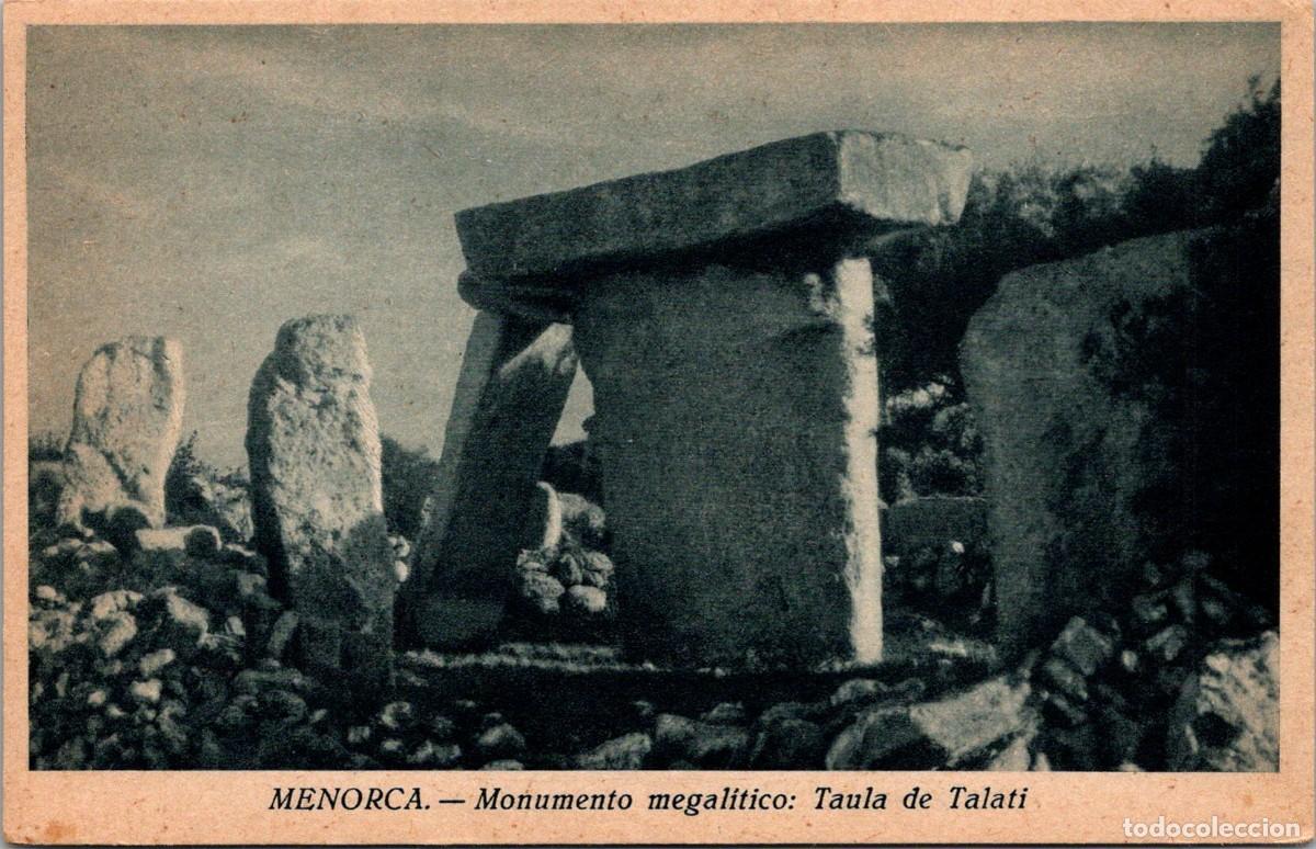 Postales: Menorca - Monumento Megal&iacute;tico - Taula de Talat&iacute; - Ed. HR - 140x90mm