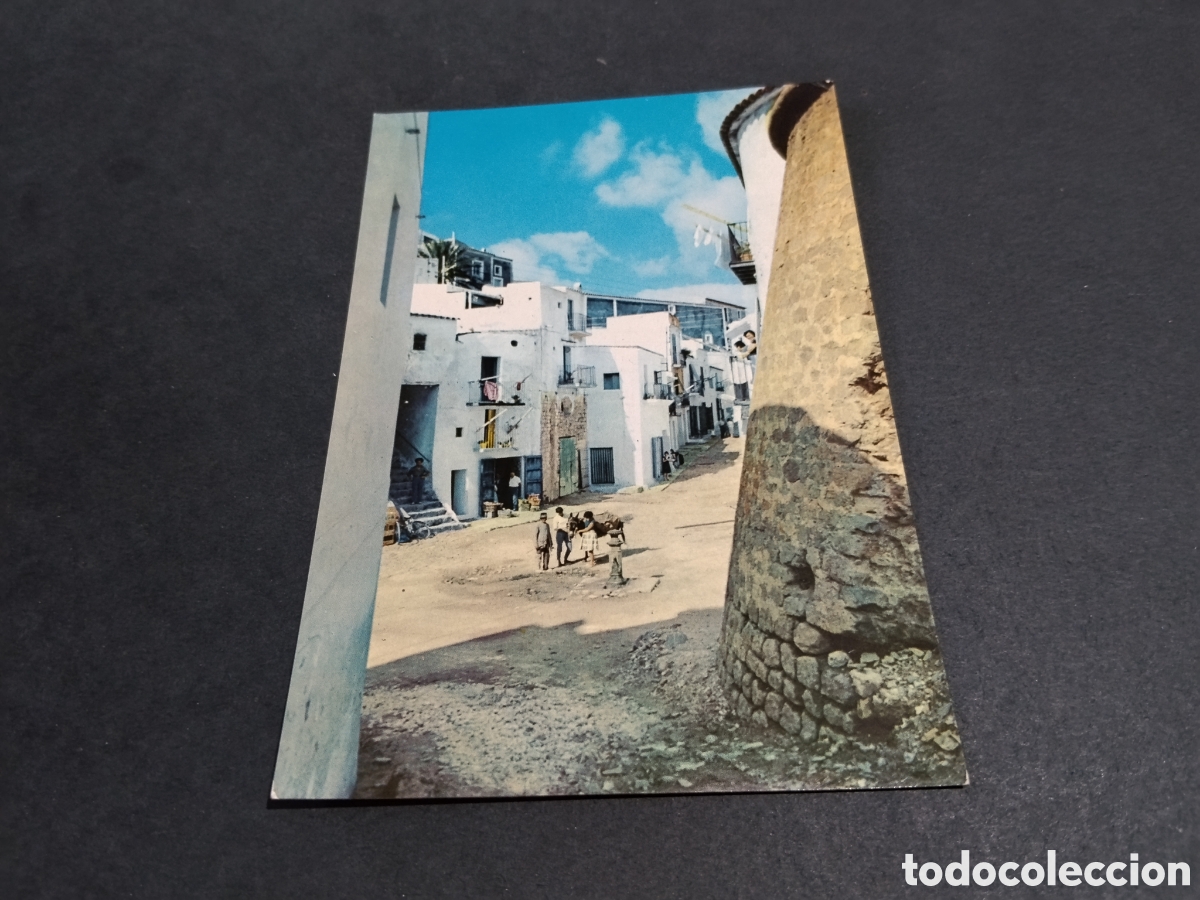 Postales: Postal Ibiza calle t&iacute;pica