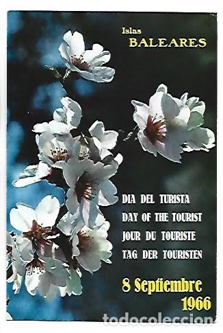 Postales: &rdquo; 8 SEPTIEMBRE 1966 &rdquo;.- DIA DEL TURISTA / DAY OF THE TOURIST.- ISLAS BALEARES