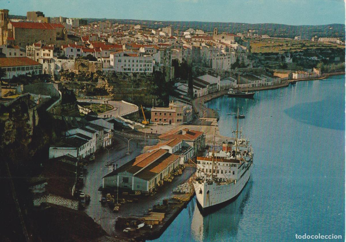 Postales: BALEARS, MENORCA, PORT DE MA&Oacute;, VISTA PARCIAL - EDICIONES DOLFO 4012 - S/C