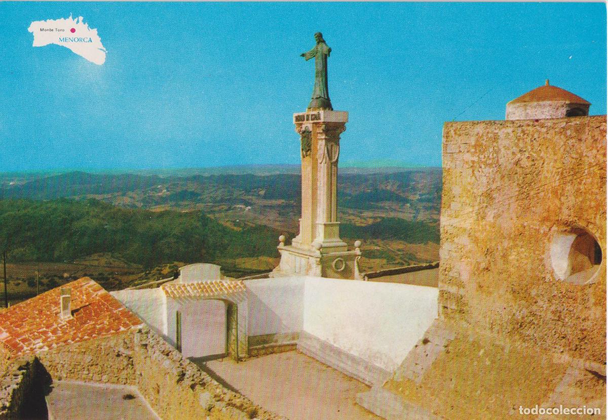 Postales: MENORCA, SAGRADO CORAZ&Oacute;N DE JES&Uacute;S. MONTE TORO , MERCADAL - MINERVA 1014 - S/C