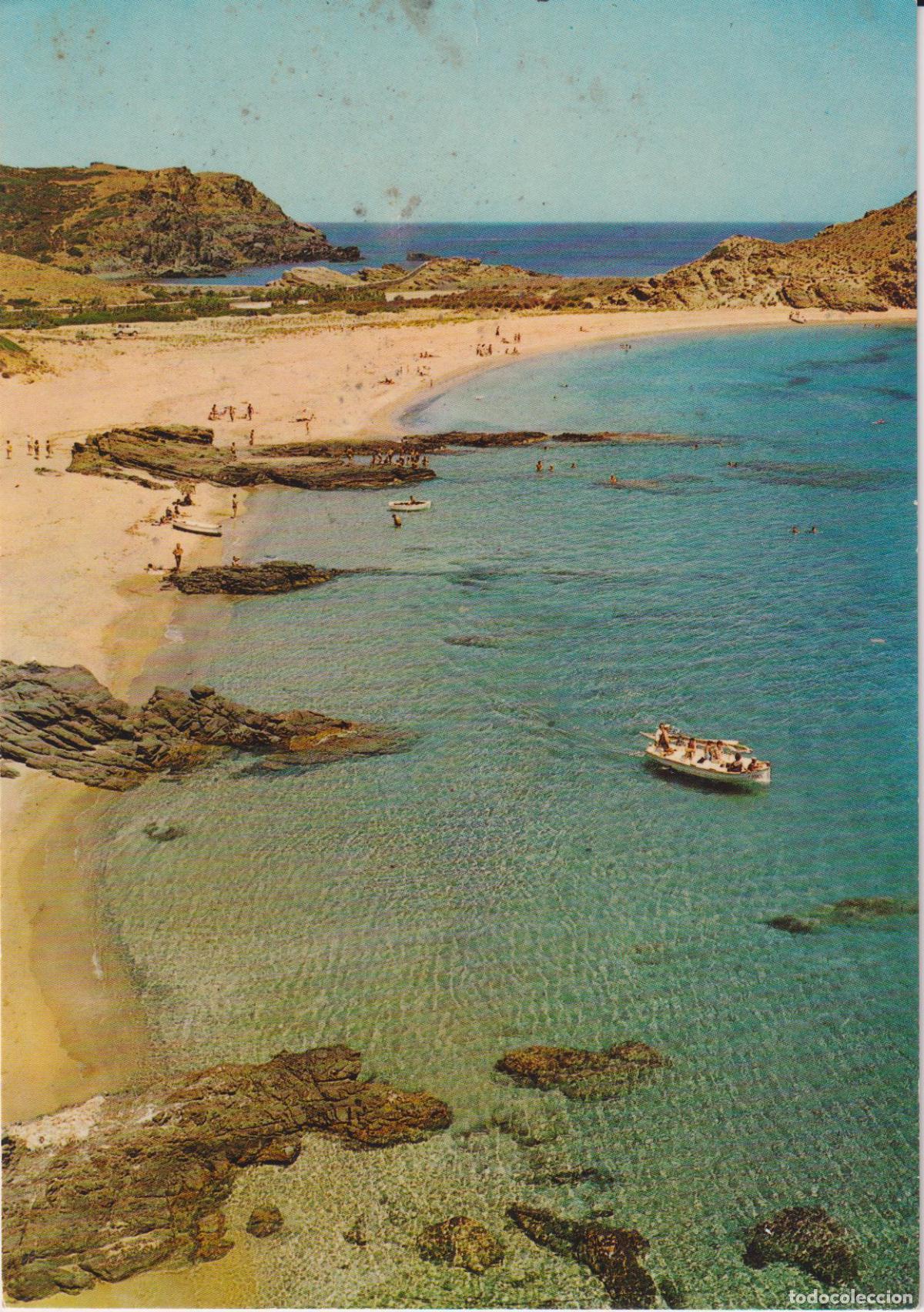 Postales: BALEARS, MENORCA, CALA MEZQUIDA, PLAYA - EDICIONES ROLFO N&ordm;5008 - ESCRITA 1968
