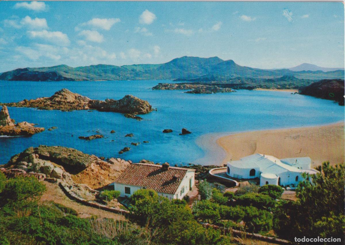 Postales: BALEARS, MENORCA, CALA PREGONDA, PLAYA - EDICIONES DOLFO N&ordm;4004 - ESCRITA 1968