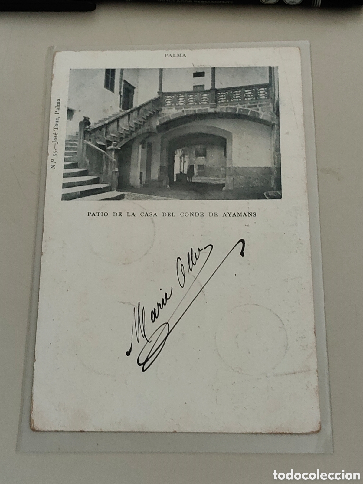 Postales: Tarjeta postal Palma de Mallorca Patio casa del Conde de Ayamans sin dividir Editor Jos&eacute; Tous