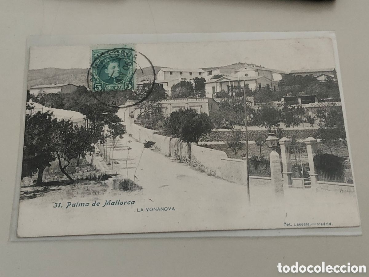 Postales: Tarjeta postal Palma de Mallorca La Vonanova dorso sin dividir Editor Lacoste 31