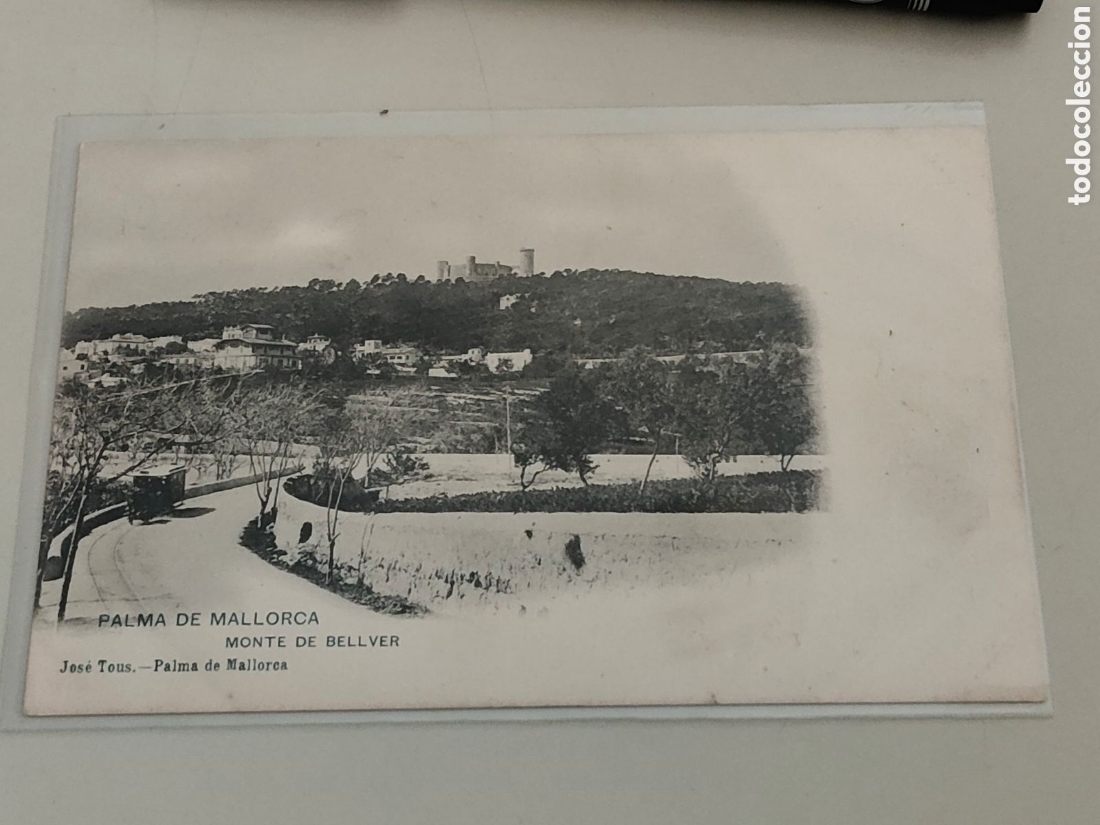 Postales: Tarjeta postal Palma de Mallorca Monte de Bellver dorso sin dividir Editor Jos&eacute; Tous Hauser