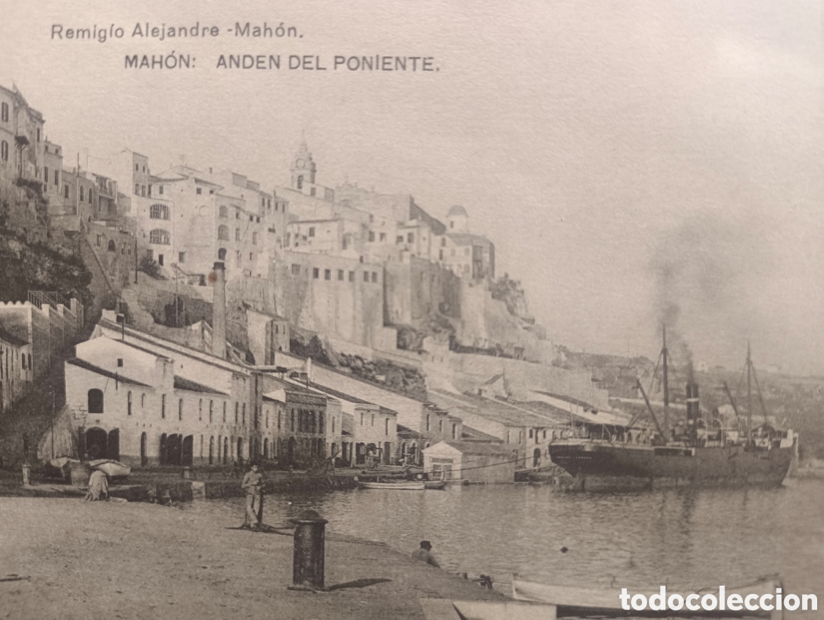 Postales: MA&Oacute; PORT POSTAL FOTOTIPIA CIRCULADA REMIGIO ALEJANDRE MENORCA BALEARS 1930