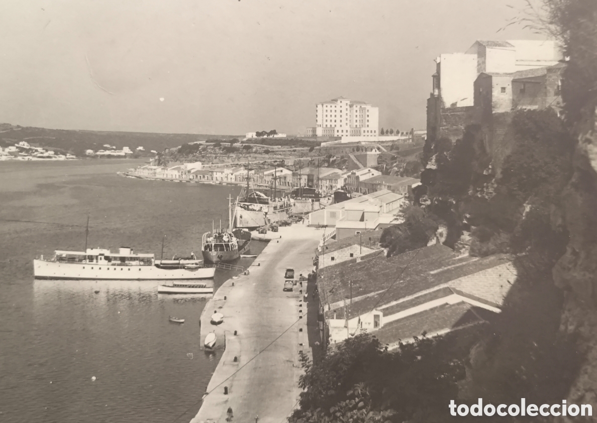 Postales: MA&Oacute; PORT POSTAL FOTOGR&Aacute;FICA MENORCA BALEARS 1959