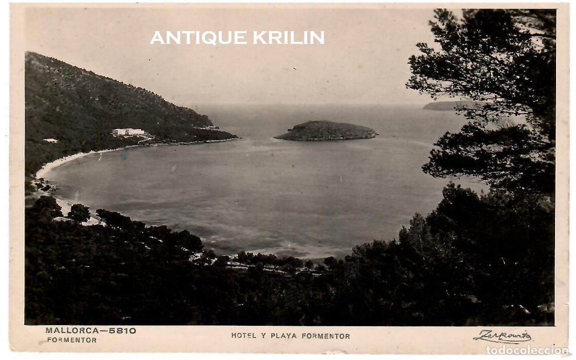 Postales: MALLORCA N&ordm; 5810 FORMENTOR / HOTEL Y PLAYA FORMENTOR / ZERKOWITZ / FRANQUEADA