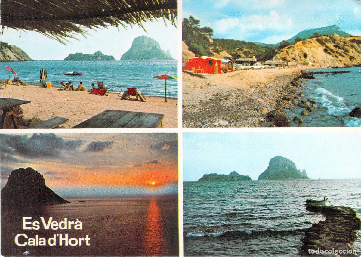 Postales: Postal de Es Vedr&agrave; y Cala d'Hort en Ibiza
